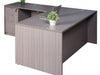 Boss Driftwood L Shape Executive Desk Boss Driftwood L Shape Executive Desk