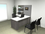 Executive L-Shaped Sit Stand Desk Executive L-Shaped Sit Stand Desk