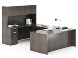 Boss Driftwood U Shape Executive Desk Boss Driftwood U Shape Executive Desk