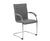 Chrome Frame Grey Vinyl Side Chair