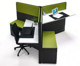 3 Pack Workstation Cubicles - New Life Office