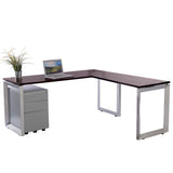 Options L shaped Desk with file - New Life Office