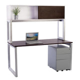 Options Straight Desk with Overhead Storage Options Straight Desk with Overhead Storage