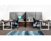 2 Person Steelcase Side-by-Side Workstations with Storage 2 Person Steelcase Side-by-Side Workstations with Storage - New Life Office