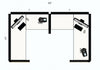 2 Pack 5x6 Workstations-Panels with Glass - Item 1367 - Online Office Furniture