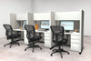 3 Pack 4' Call Center Workstations with Storage - Item# 1484 - Online Office Furniture