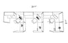 3 Pack Private 8x8 Workstations with Panels - Item #1410 - Online Office Furniture