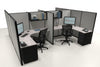 4 Pack 6x6 Workstations with 65" Panels - Item 1373 - Online Office Furniture
