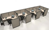 4 Pack Workstations - Item 1375 - Online Office Furniture