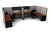 2 Pack 8x8 Workstations with Panels - Item #1412