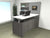 Executive L-Shaped Sit Stand Desk