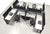4 Pack Sit-Stand Workstations with Panels