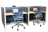 Pre-Owned Call Center Stations - Item #1512 - Online Office Furniture