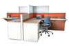 2 Pack L Shape Pre-Owned Workstations - Item #1505 - Online Office Furniture