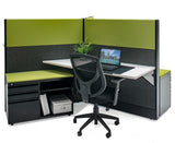 3 Pack Workstation Cubicles - New Life Office