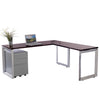 Options L shaped Desk with file - New Life Office