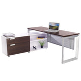 Options Straight Desk with Low Credenza