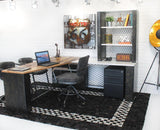 Industrial Desktop Hutch - New Life Office