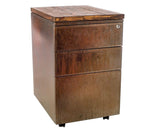 Rusted Metal File Cabinet - New Life Office